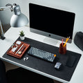Black Leather Desk Mat