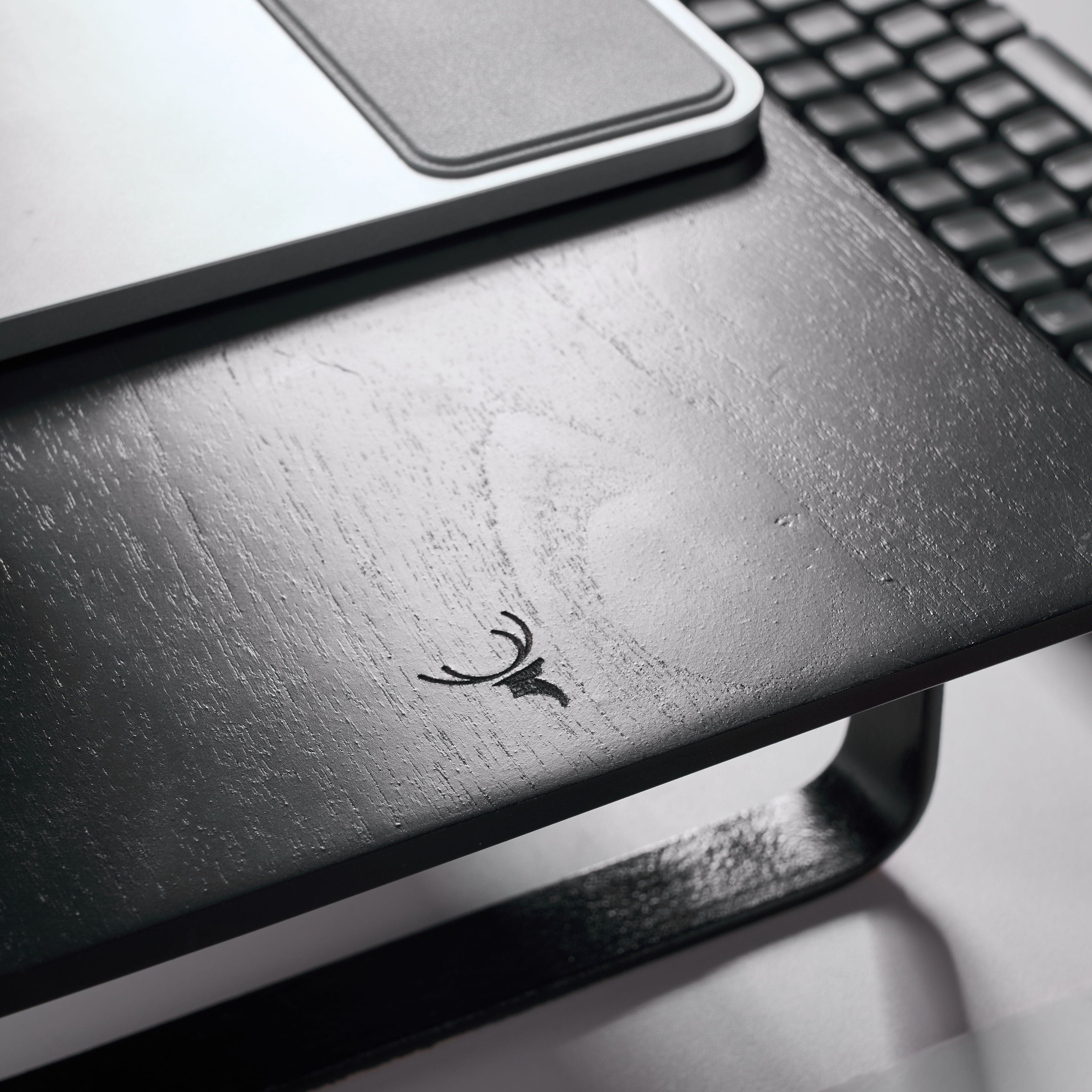 Black Monitor Stand Riser