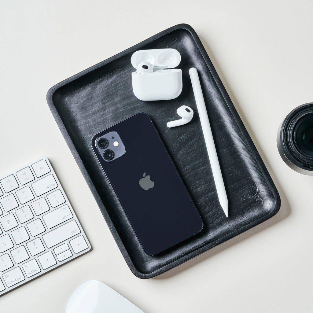 Black Valet Tray