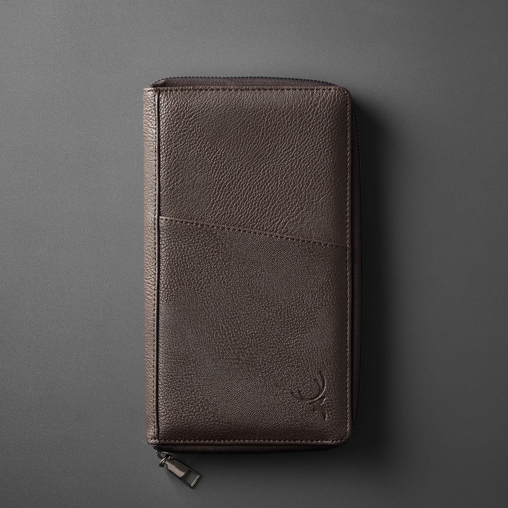 Brown Passport Wallet