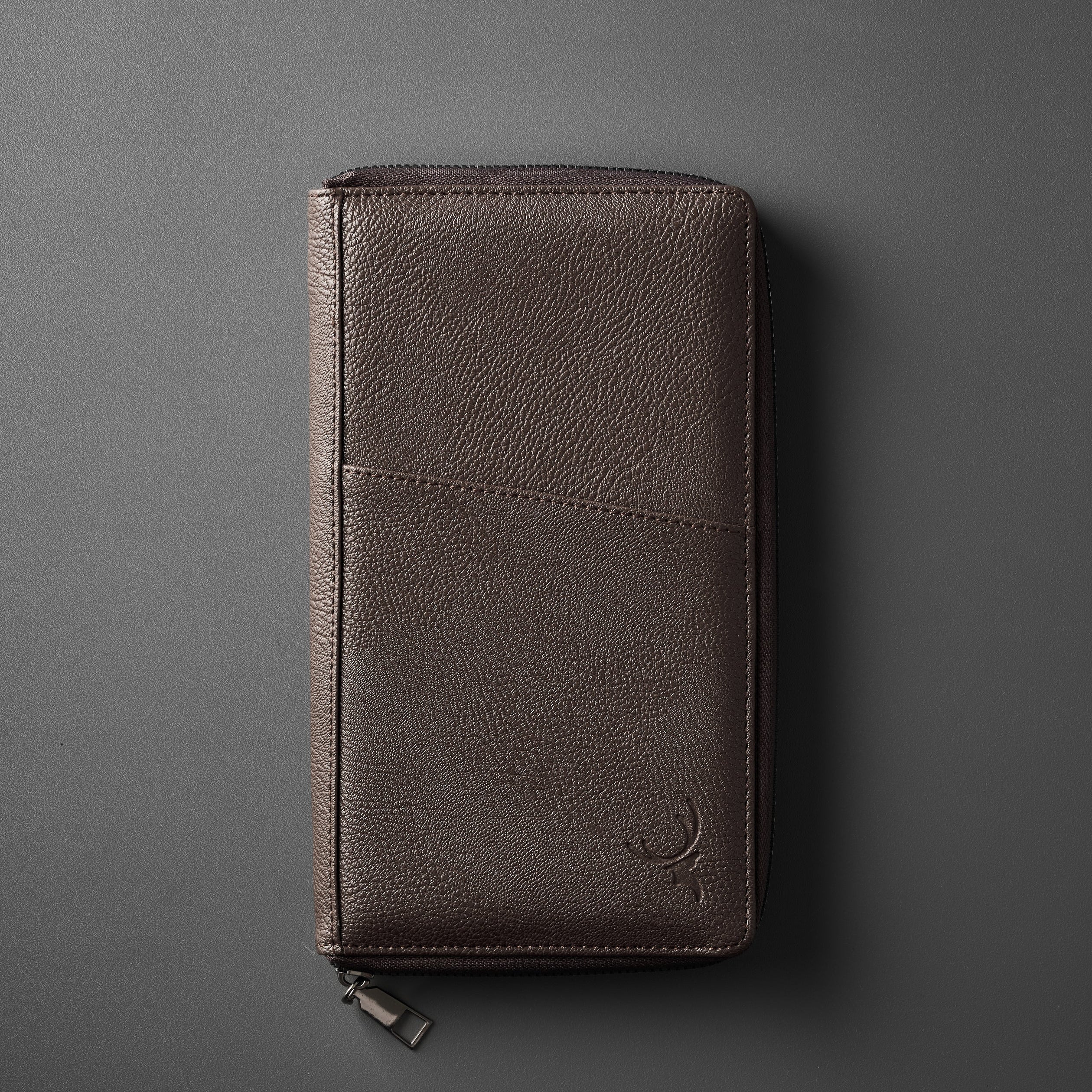 Brown Passport Wallet