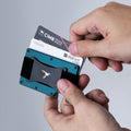 Forest Green Slim Metal Card Wallet