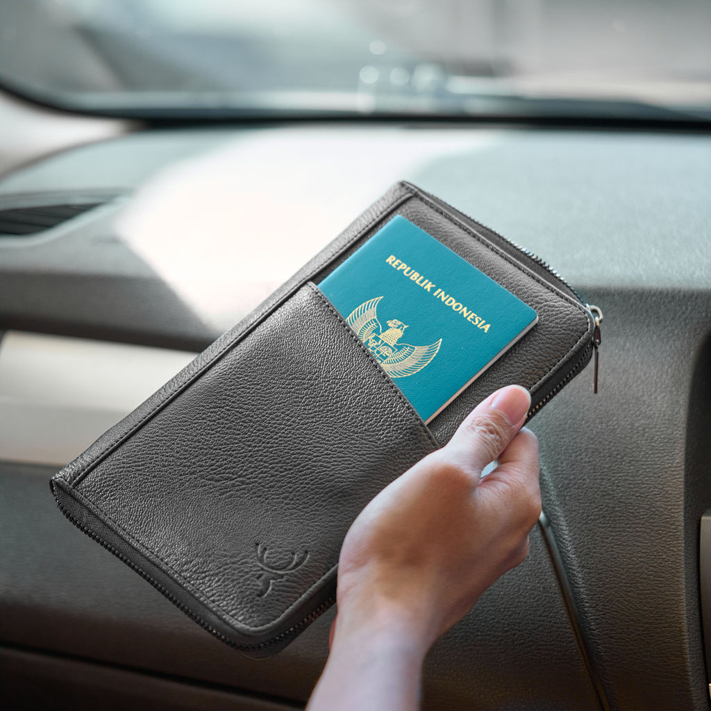 Black Passport Wallet