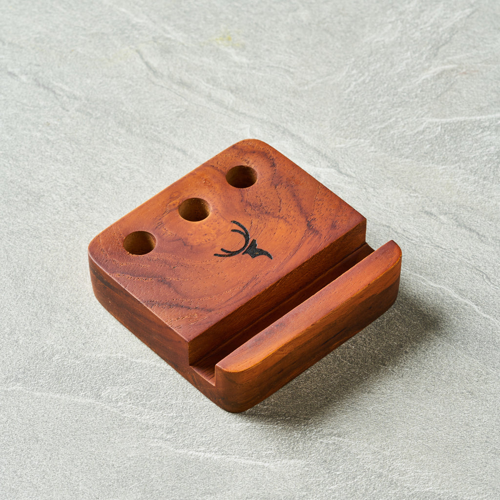 Walnut Pen and Phone Stand