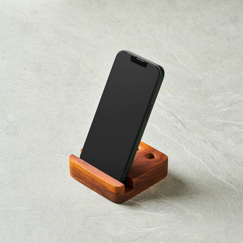 Walnut Pen and Phone Stand