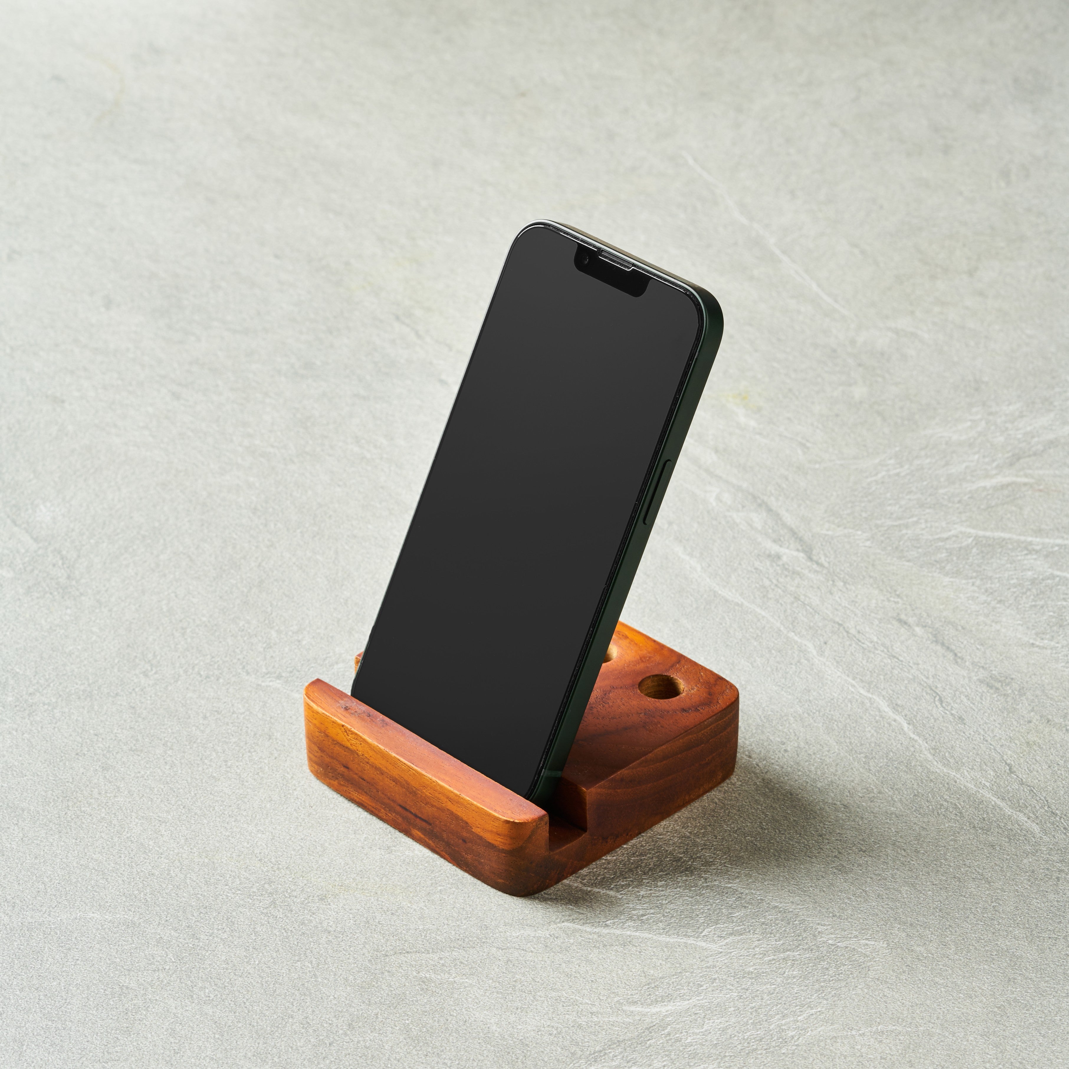 Walnut Pen and Phone Stand