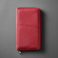 Crimson Red Passport Wallet