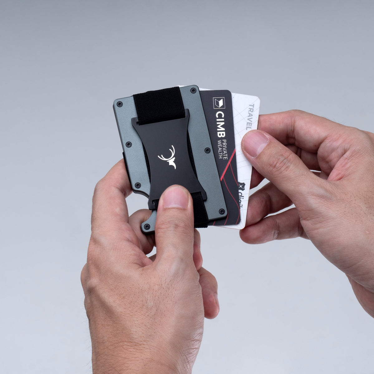 Silver Slim Metal Card Wallet