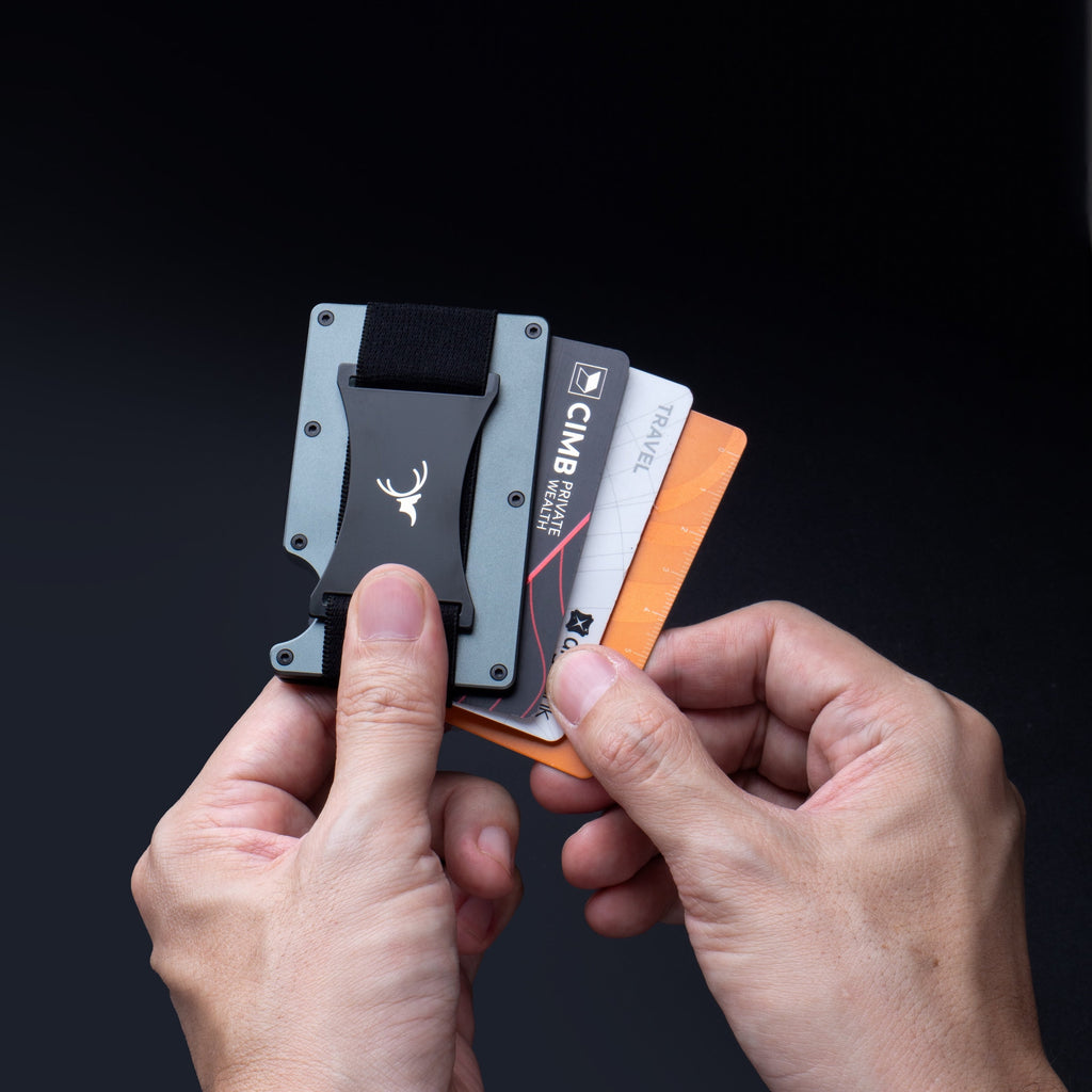 Silver Slim Metal Card Wallet