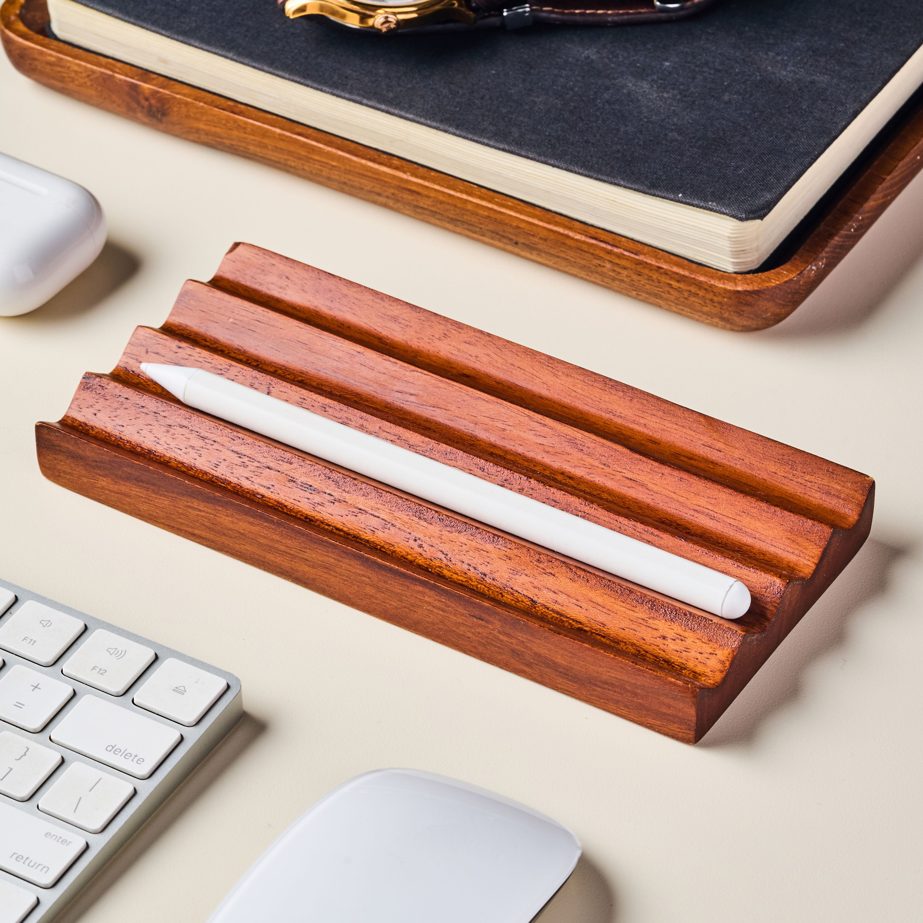 Walnut Zigzag Tray